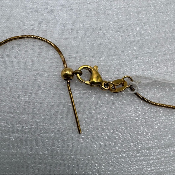 1mm | Gold | Stainless Steel | Star Charm Rope Link Chain - Picture 3 of 4